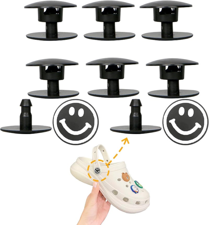 KOTESLLOE 8 Sets Replacement Rivets for Crocs, Replacement Parts for Crocs - Image 1